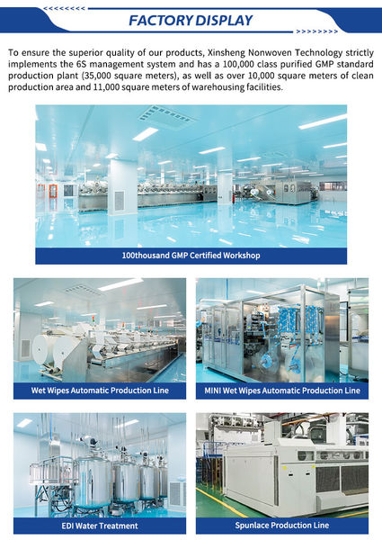 Xinsheng Nonwovens Technology Ltd. linha de produção do fabricante